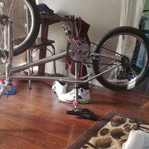 Mongoose BMX Silver, gray or bare metal