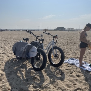 2021 Murf Electric Bikes Fat Pax step through White