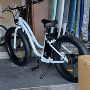 2021 Murf Electric Bikes Fat Pax step through White