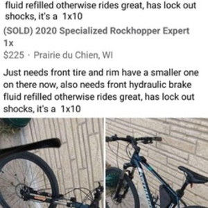 2020 Specialized Rockhopper Blue