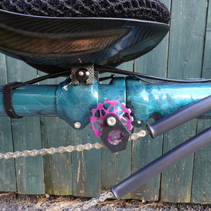 2021 Custom DIY Carbon Fiber recumbent Teal