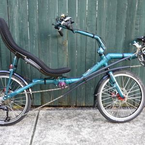 2021 Custom DIY Carbon Fiber recumbent Teal