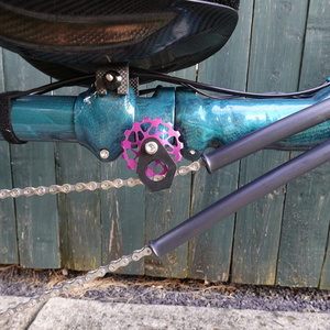 2021 Custom DIY Carbon Fiber recumbent Teal