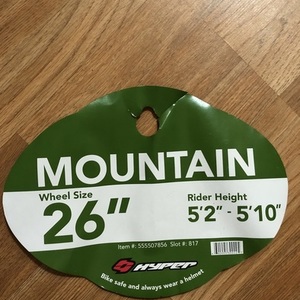 Hyper New - Mountain Bike (men bike) 26” Black and Red