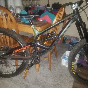 2018 Commencal Bikes Furious Black and Green