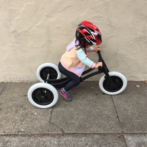 2015 Wishbone recycled 2 in 1 (toddler bike) tricycle Black