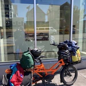 2019 Tern GSD S10 cargo bike (rear storage) Orange