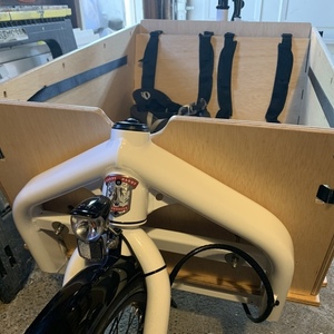 2021 Larry Vs Harry Bullitt cargo bike (front storage) White