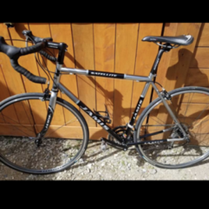 2008 Jamis Satelite Silver, gray or bare metal and Black
