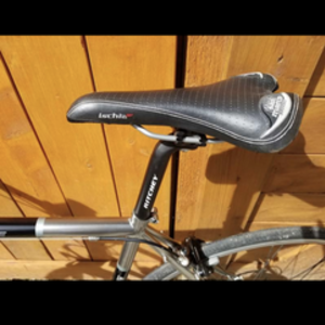 2008 Jamis Satelite Silver, gray or bare metal and Black