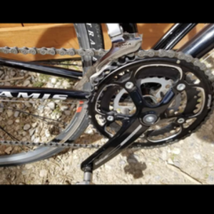 2008 Jamis Satelite Silver, gray or bare metal and Black