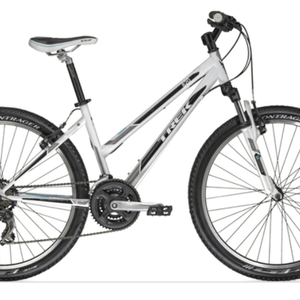2012 Trek 8000 White, Black, and Blue