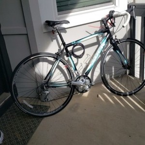 2010 Trek 1.2 Blue, Black, and White