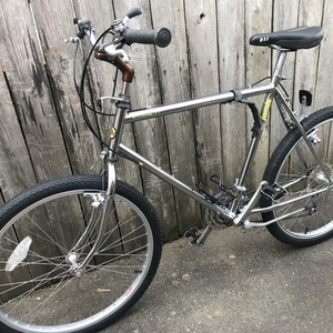 1985 Jamis Cross Country Silver, gray or bare metal