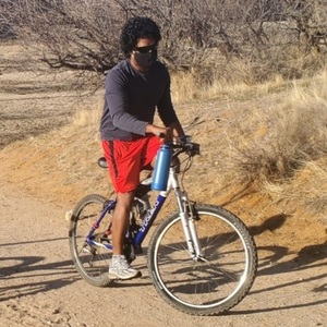 2004 Trek 4500 Blue and Silver, gray or bare metal