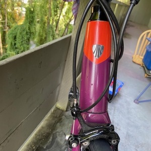 2017 Trek DOMANE ALR 3 Purple and Orange