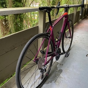 2017 Trek DOMANE ALR 3 Purple and Orange