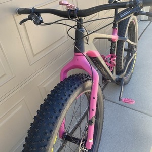 2021 Salsa Beargrease Black and Pink