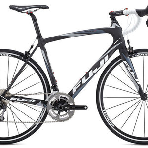 2013 Fuji Gran Fondo 2.1 C Black and Silver, gray or bare metal