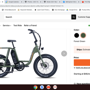2021 Rad Power Bikes 6061 Green