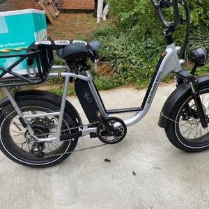 2021 Rad Power Bikes Rad Runner plus Silver, gray or bare metal