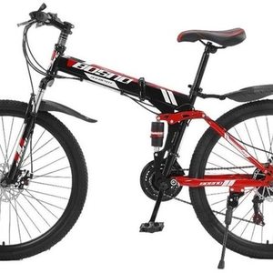 2021 Vehpro full suspension and folding Red, Black, and White