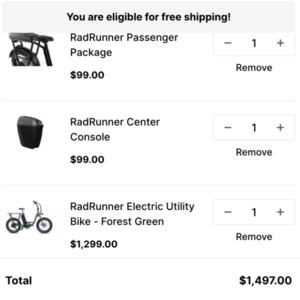 2020 Rad Power Bikes RADRUNNER Green