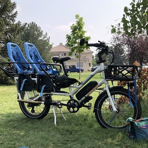 2021 Rad Power Bikes RADWAGON4 cargo bike (rear storage) White