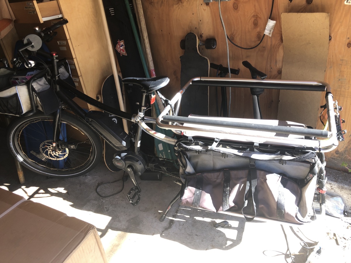 2016 Xtracycle Edgerunner 10e cargo bike (rear storage)