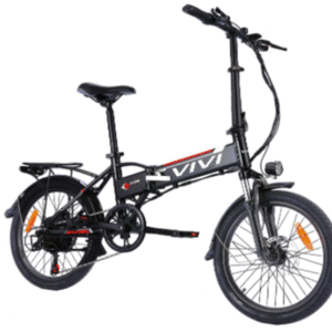 2021 VIVI Vivi 20" Folding Electric Bike Black