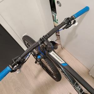 2017 Norco Bikes CHARGER 9.3 MTN BIKE Silver, gray or bare metal and Blue