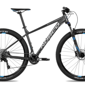 2017 Norco Bikes CHARGER 9.3 MTN BIKE Silver, gray or bare metal and Blue