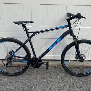 2020 GT Bicycles Black and Blue