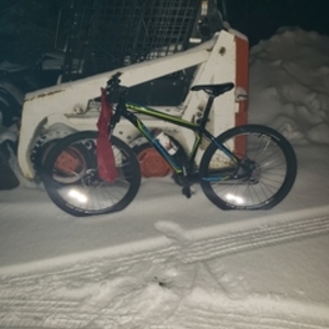 2014 Specialized Hardrock Sport Disc 29 Black, Blue, and Green