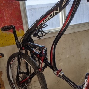 2012 Norco Bikes Range 1 Black, White, and Red