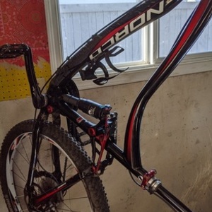 2012 Norco Bikes Range 1 Black, White, and Red