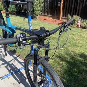 2020 Trek Top Fuel 9.8 Blue and Black