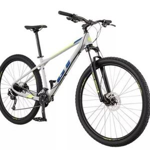 2018 GT Bicycles Avalanche Silver, gray or bare metal and Green