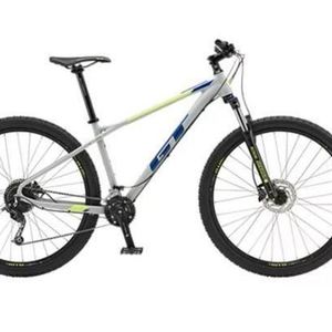 2018 GT Bicycles Avalanche Silver, gray or bare metal and Green