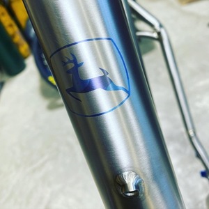 2021 Rollingdale Cycles Custom Titanium Silver, gray or bare metal