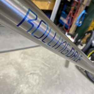 2021 Rollingdale Cycles Custom Titanium Silver, gray or bare metal