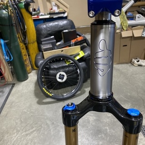 2021 Rollingdale Cycles Custom Titanium Silver, gray or bare metal