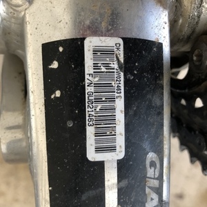 2011 Giant Anthem X1 Silver, gray or bare metal