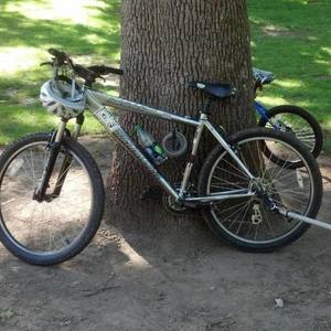 Specialized Hardrock Sport Silver or Gray and Stickers tape or other cover-up