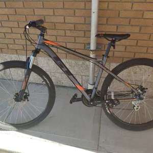 2019 GT Bicycles Aggressor Orange and Silver, gray or bare metal