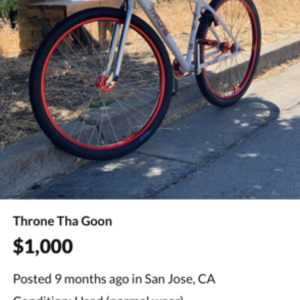 2021 Answer BMX Throne Goon White