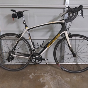 2011 Specialized Roubaix Elite SL2 Apex Compact Black, White, and Yellow or Gold