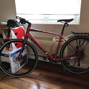 2017 Specialized SIRRUS ELITE CNDY NVY/BBYBL M discon Red