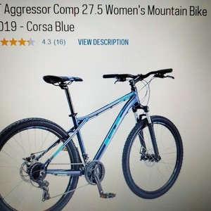 2019 GT Bicycles Aggressor Blue and Purple