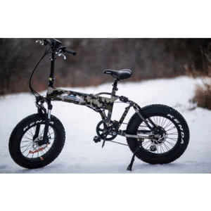 2016 Backcountry E-Bikes Stalker 750 Green, Black, and Brown